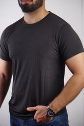 Poplin Cool T-Shirt - Black